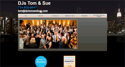 Desktop Screenshot of djstomandsue.com